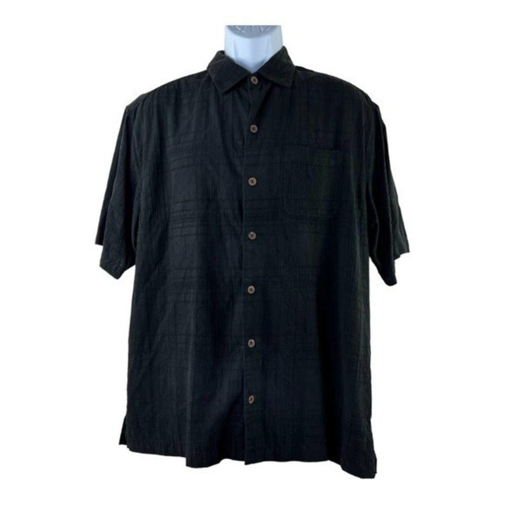 Tommy Bahama Men Casual shirt black size M